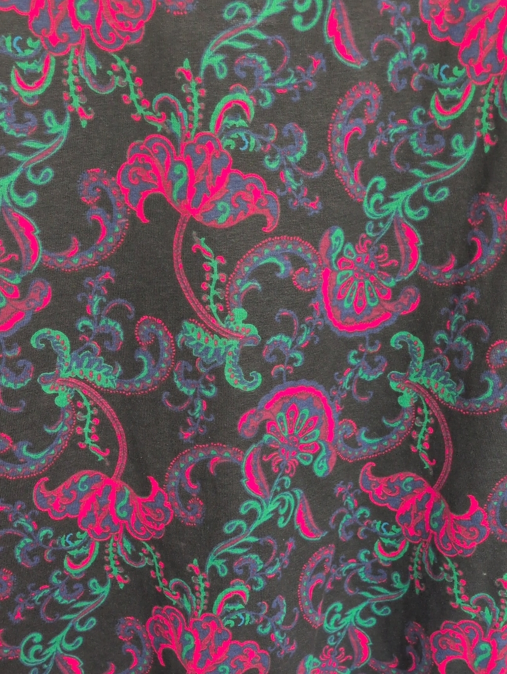 Roaman's Paisley 3/4 Sleeve Top - 3X - 30/32 - Picture 5 of 5